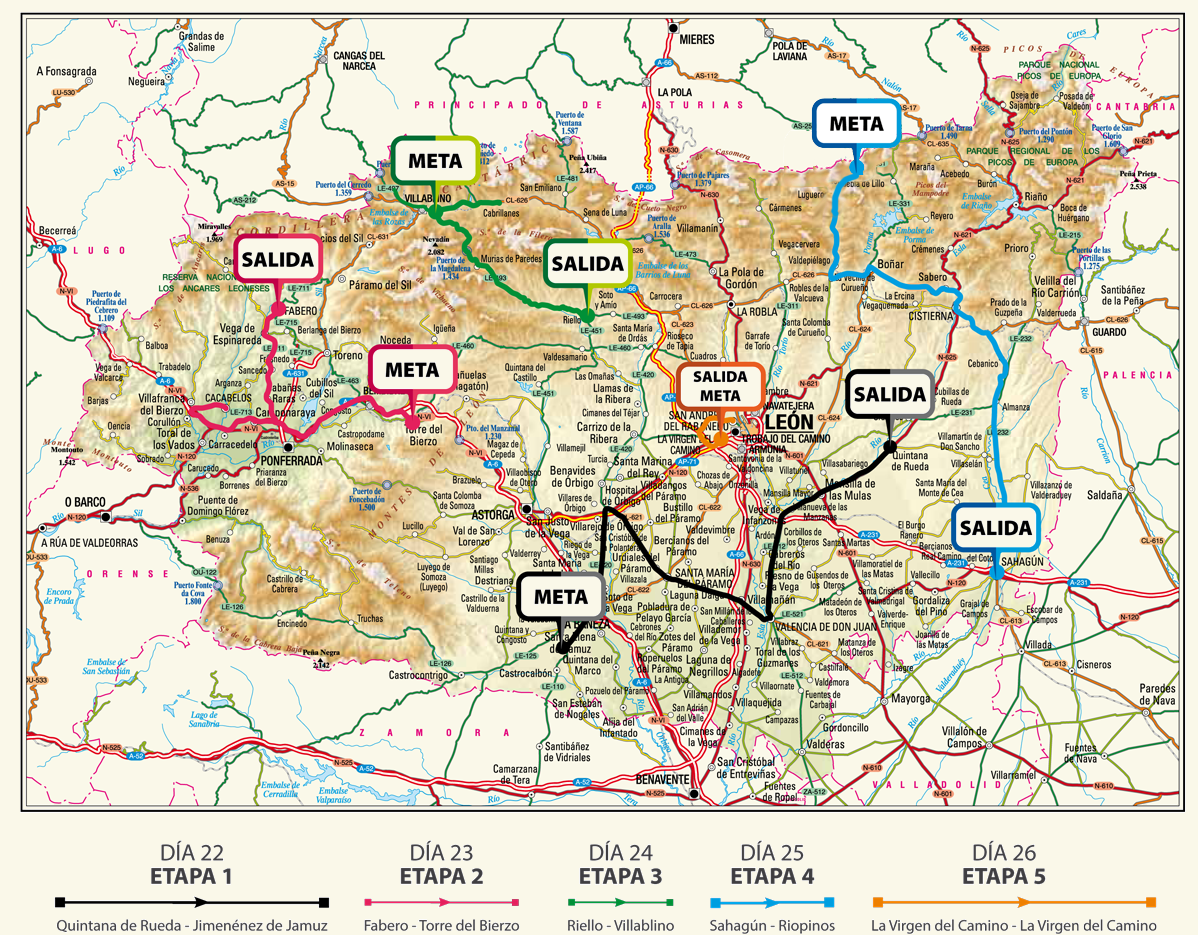 El Pelotón Recorrido Vuelta a León