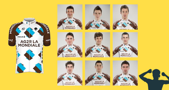 El Pelotón Ag2r La Mondiale: Sin presión pero con obligación.