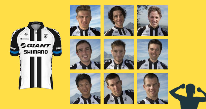 El Pelotón Team Giant-Shimano: Velocidad y juventud como arma