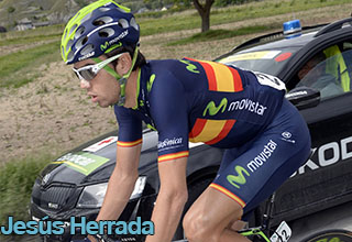 El Pelotón Movistar Team: Al servicio de Alejandro Valverde herrada
