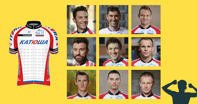 El Pelotón Katusha: Un Tour condicionado por el Giro