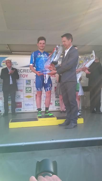 El Pelotón Simone Consonni es el más rápido en La Côte Picarde