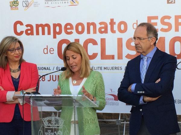 El Pelotón Cáceres se estrena como sede de los nacionales en ruta