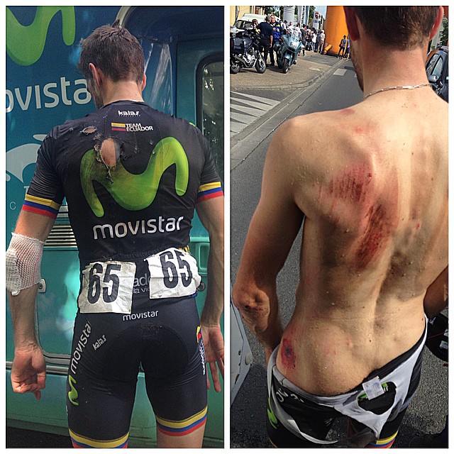 El Pelotón Gran Tour de Gironde para Jordi Simón a pesar de la mala suerte