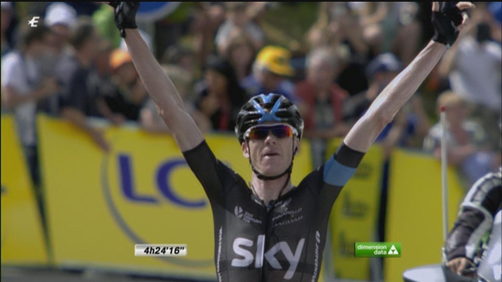 El Pelotón Froome asusta a sus rivales en Le Bettex El Pelotón Froome asusta a sus rivales en Le Bettex