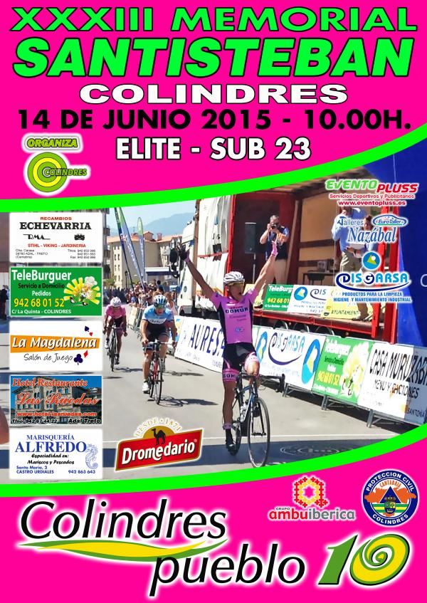 El Pelotón Colindres, escenario el domingo del Memorial Juan Manuel Santiesteban