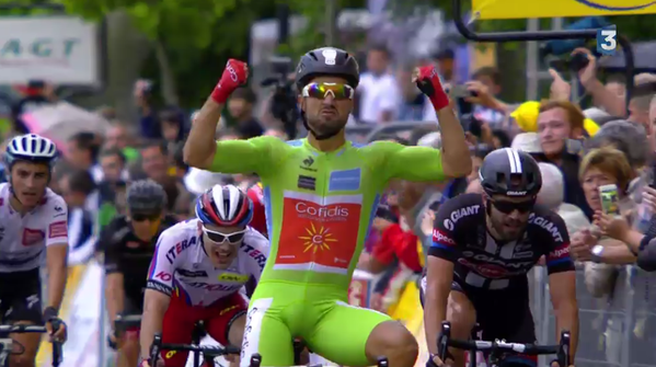 El Pelotón Bouhanni sin rival en Dauphine