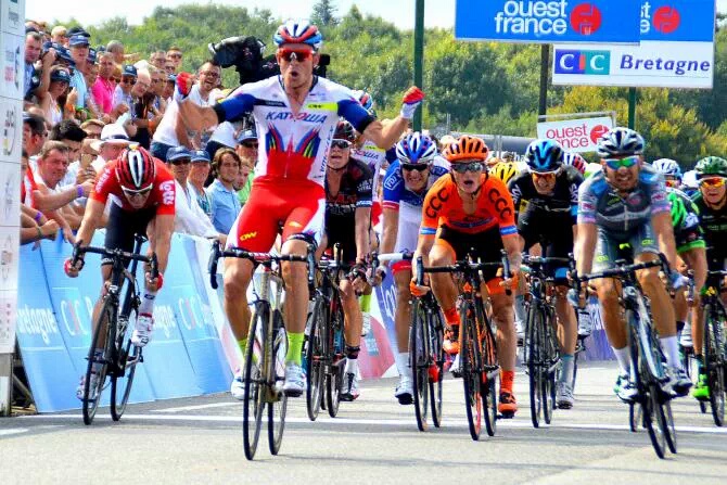 El Pelotón Kristoff vence en el GP de Plouay