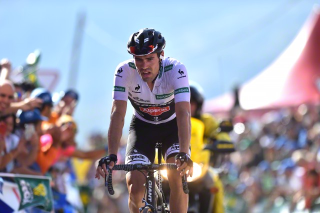 Dumoulin ha sufrido muchísimo para defender sus opciones de victoria en La Vuelta.