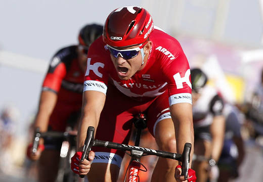 El Pelotón Kristoff repite en Qatar. Cavendish se viste de líder