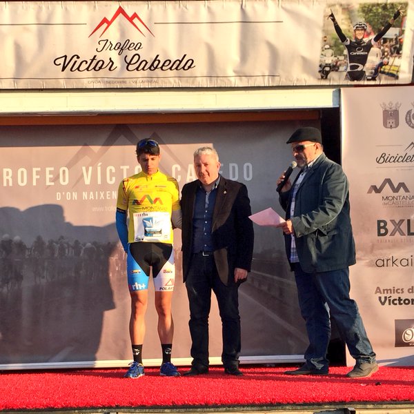 Tomeu Gelabert vencedor del Trofeo Víctor Cabedo (Fuente: @FundContaTeam )