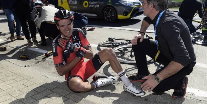 El Pelotón Fracturas y caídas, el otro Tour de Flandes