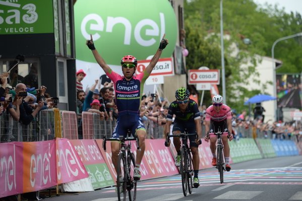 El Pelotón Ulissi repite y Jungels consigue más ventaja