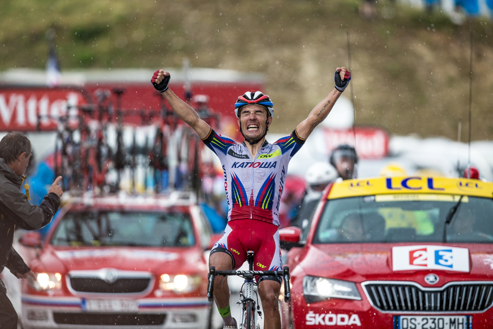 En el Tour 2015 logró dos victorias de etapa. La última de ellas, en Plateau de Beille. © Jim Fryer