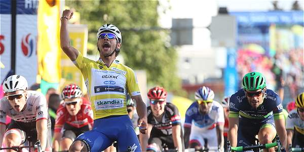 El Pelotón Gaviria también gana de amarillo