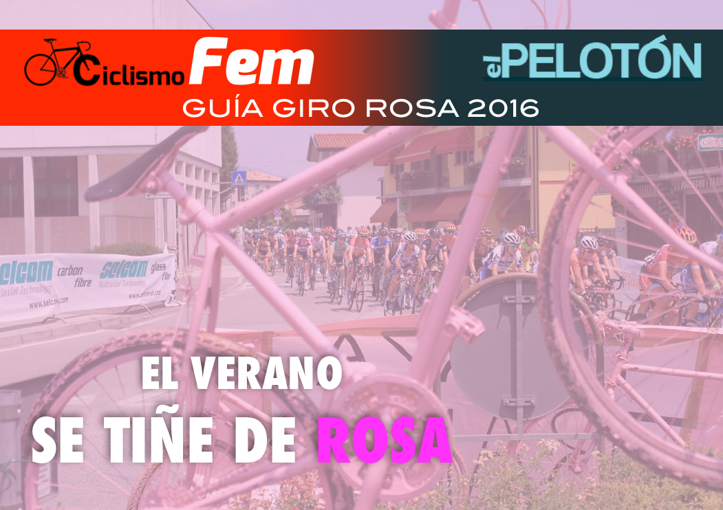 Portada de la guía del Giro Rosa 2016 de CiclismoFem-El Pelotón