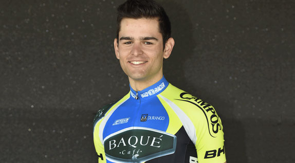 Marcos González, ciclista del Baqué-Campos, y conocedor como nadie de la provincia de León