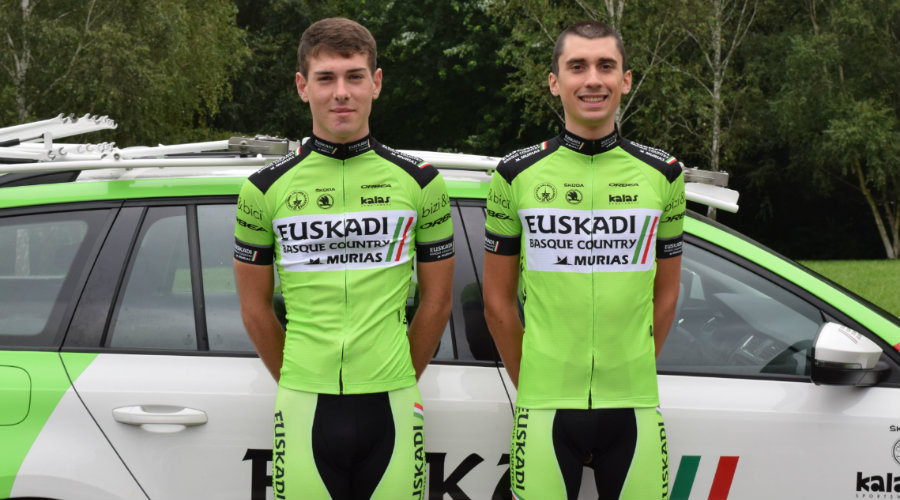 El Pelotón Óscar Rodriguez y Julen Irizar nuevos stagieres del Euskadi Basque Country - Murias Taldea