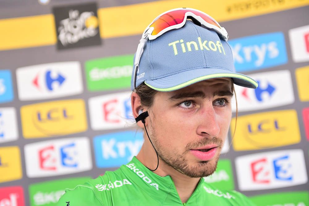 El Pelotón Peter Sagan se muestra "sorprendido e impresionado" consigo mismo