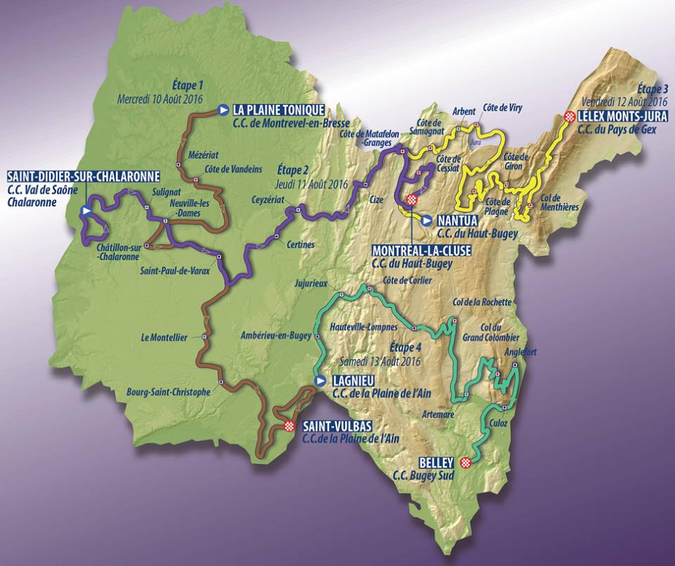 El Pelotón Tour de l'Ain 2016: el relevo de Alexander Geniez