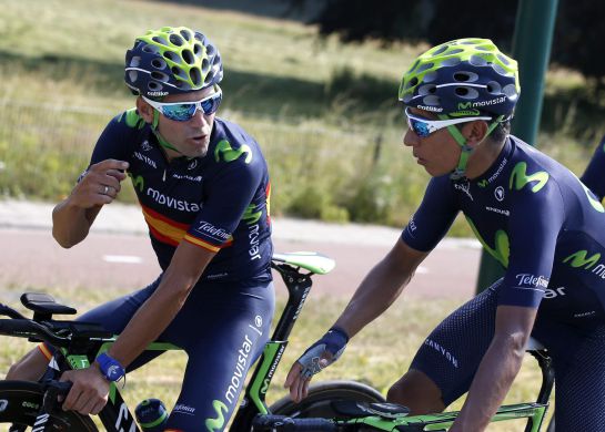 El Pelotón Un cuestionado Nairo y un infatigable Valverde liderarán al Movistar