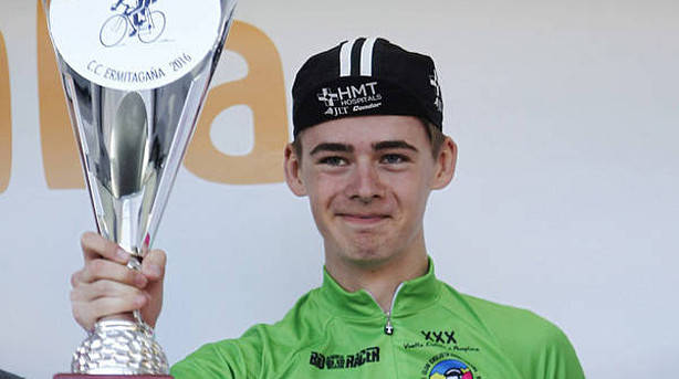 El Pelotón Resumen del fin de semana amateur: Gonzalo Serrano se queda sin calificativos en Toledo Max Williamson vencedor de la Vuelta a Pamplona júnior (Fuente: noticiasdenavarra.com)