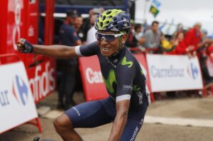 Nairo Quintana (Movistar), ganador de la 10a etapa de la Vuelta a España 2016 © Photo Gómez Sports