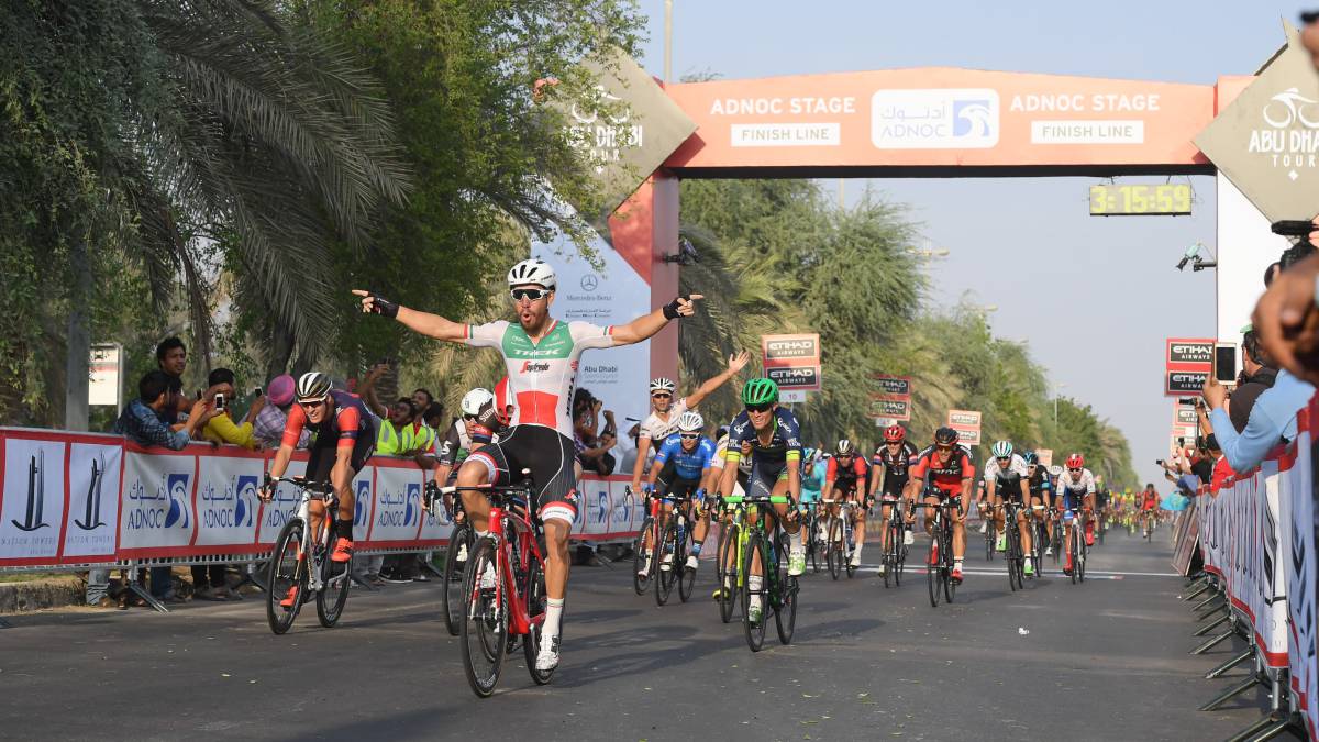 El Pelotón Nizzolo primer jeque en Abu Dhabi