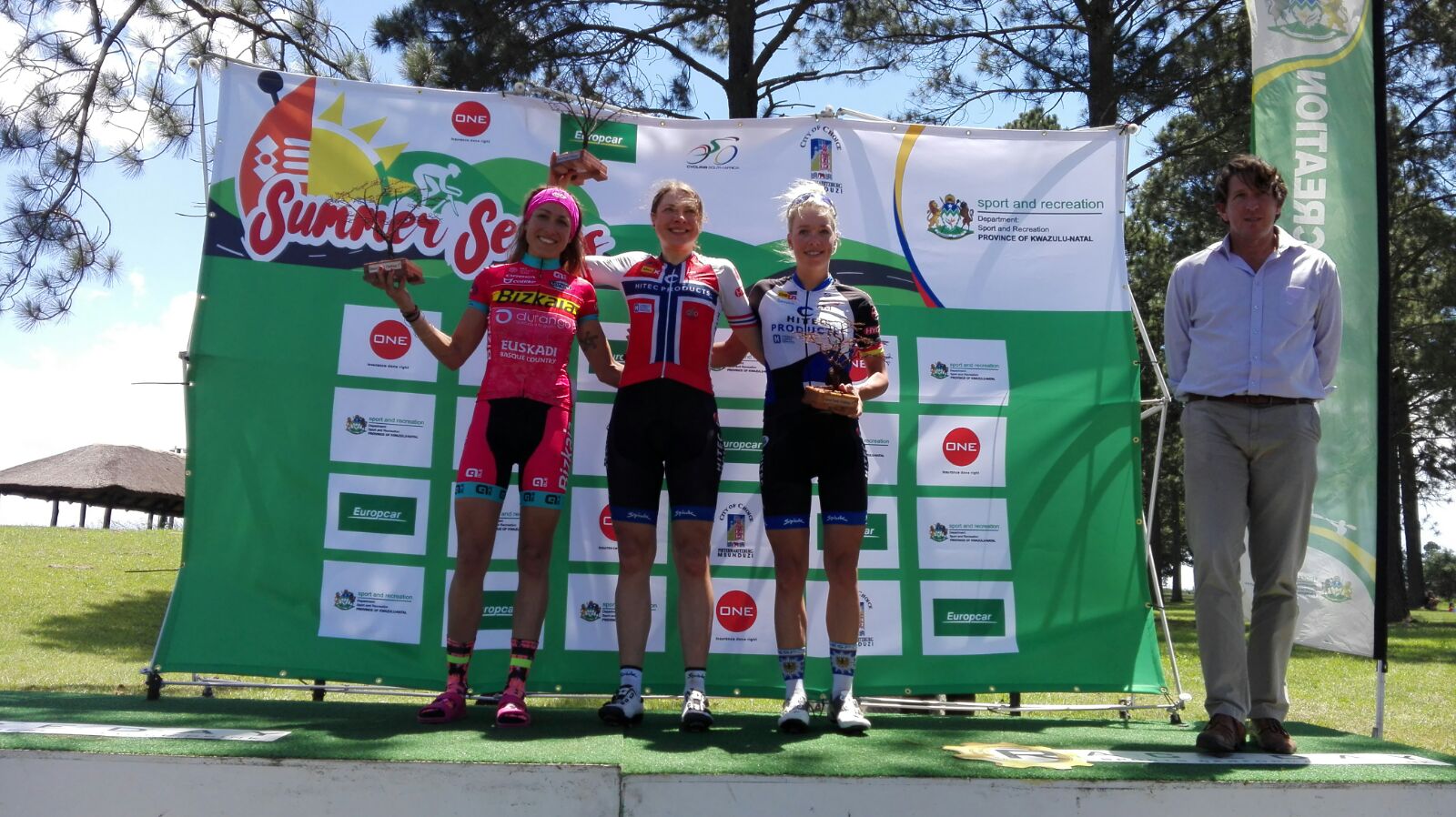 El Pelotón Mavi García (Bizkaia-Durango), segunda en la primera carrera sudafricana