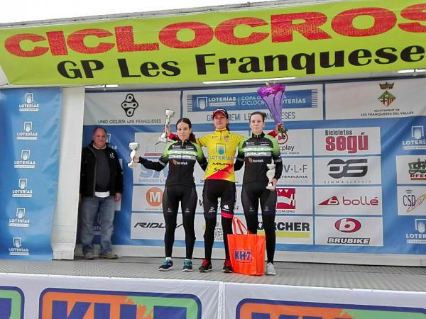 El Pelotón Aida Nuño, única invicta en la Copa de España de ciclocross Loterías