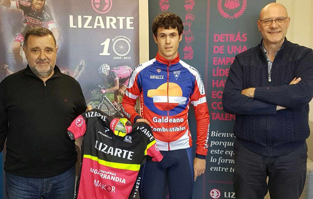 El Pelotón Sergio Araiz y Javi Fernández, dos juveniles navarros para Lizarte