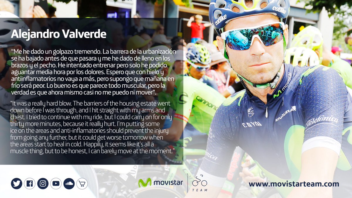 El Pelotón Valverde sufre un pequeño accidente en su casa El Pelotón Valverde sufre un pequeño accidente en su casa