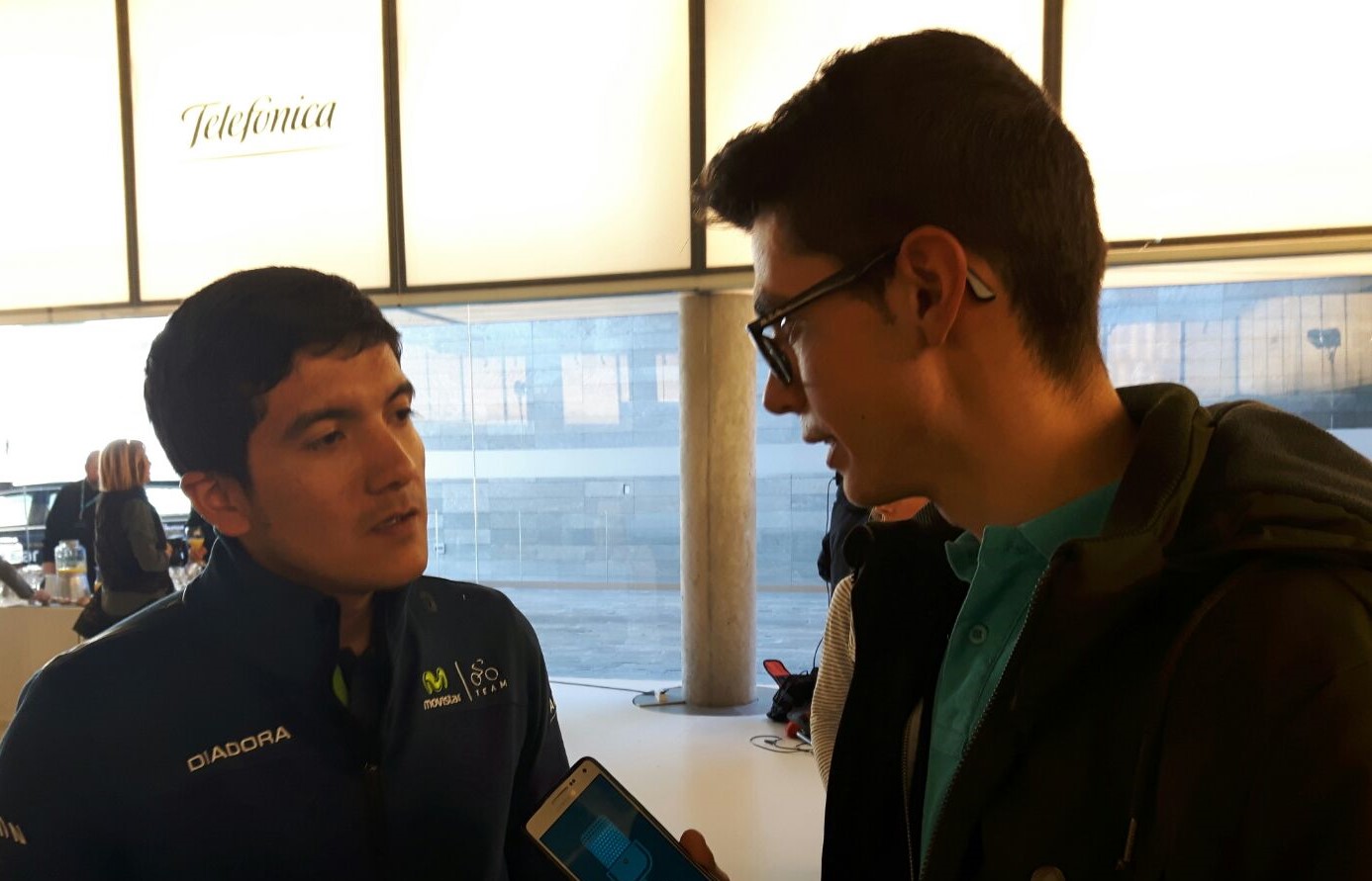 El Pelotón Carapaz sufrió un accidente con un vehículo mientras entrenaba