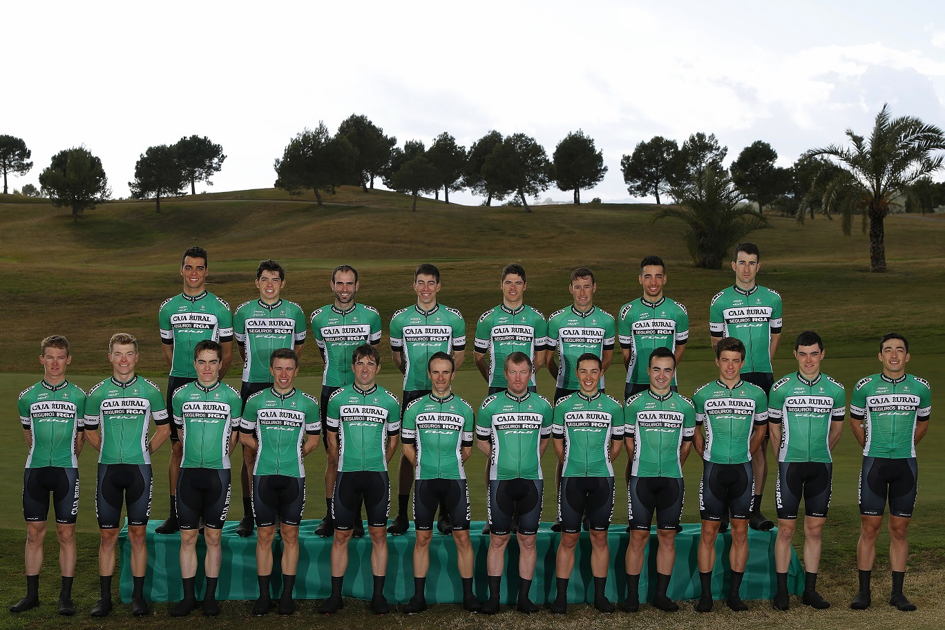 El Pelotón El Caja Rural preparado para el debut en Argentina