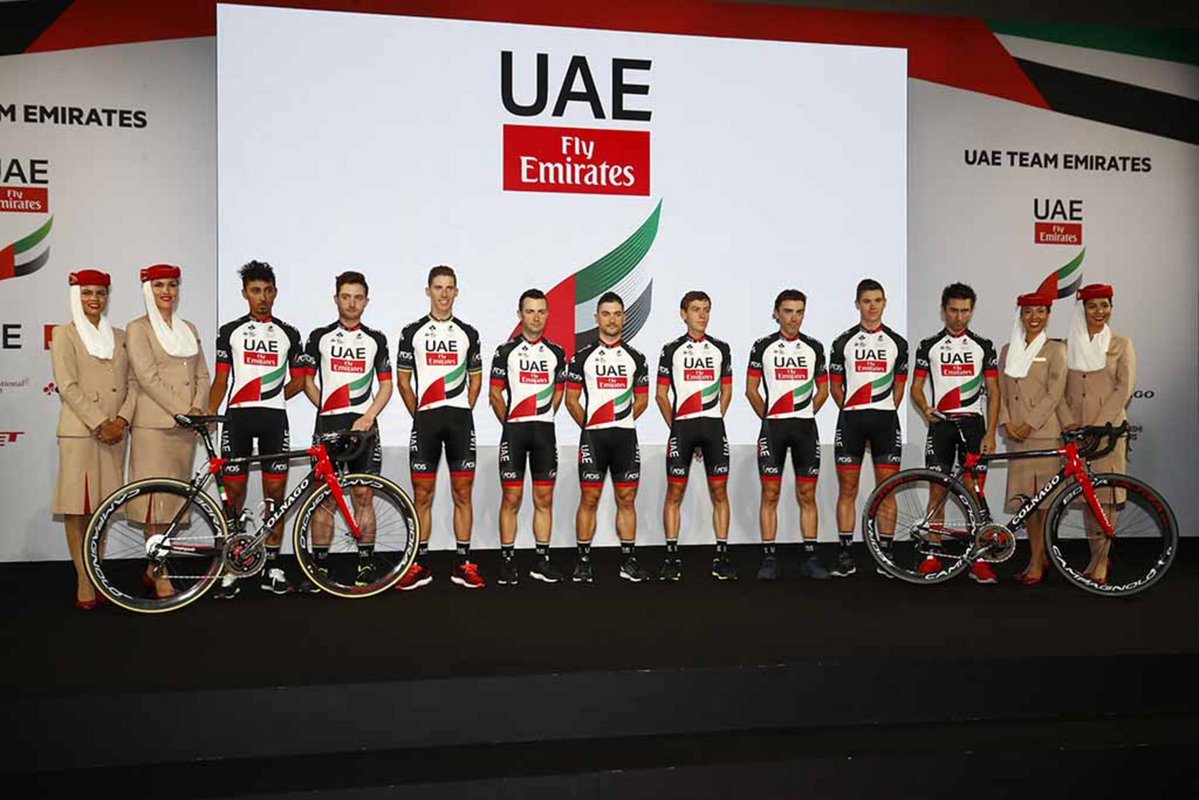 El Pelotón UAE Abu Dhabi será ahora UAE Team Emirates