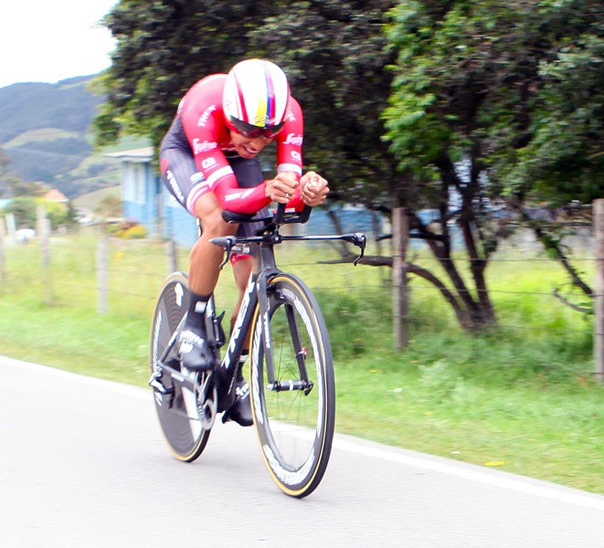 El Pelotón Jarlinson Pantano, nuevo campeón contrarreloj colombiano