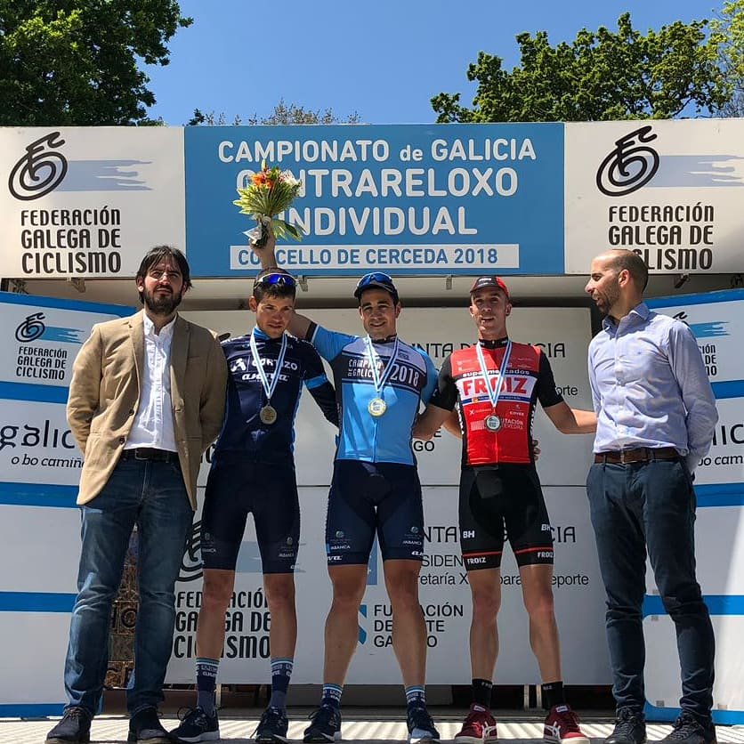 Podio Élite Cto. Galicia CRI