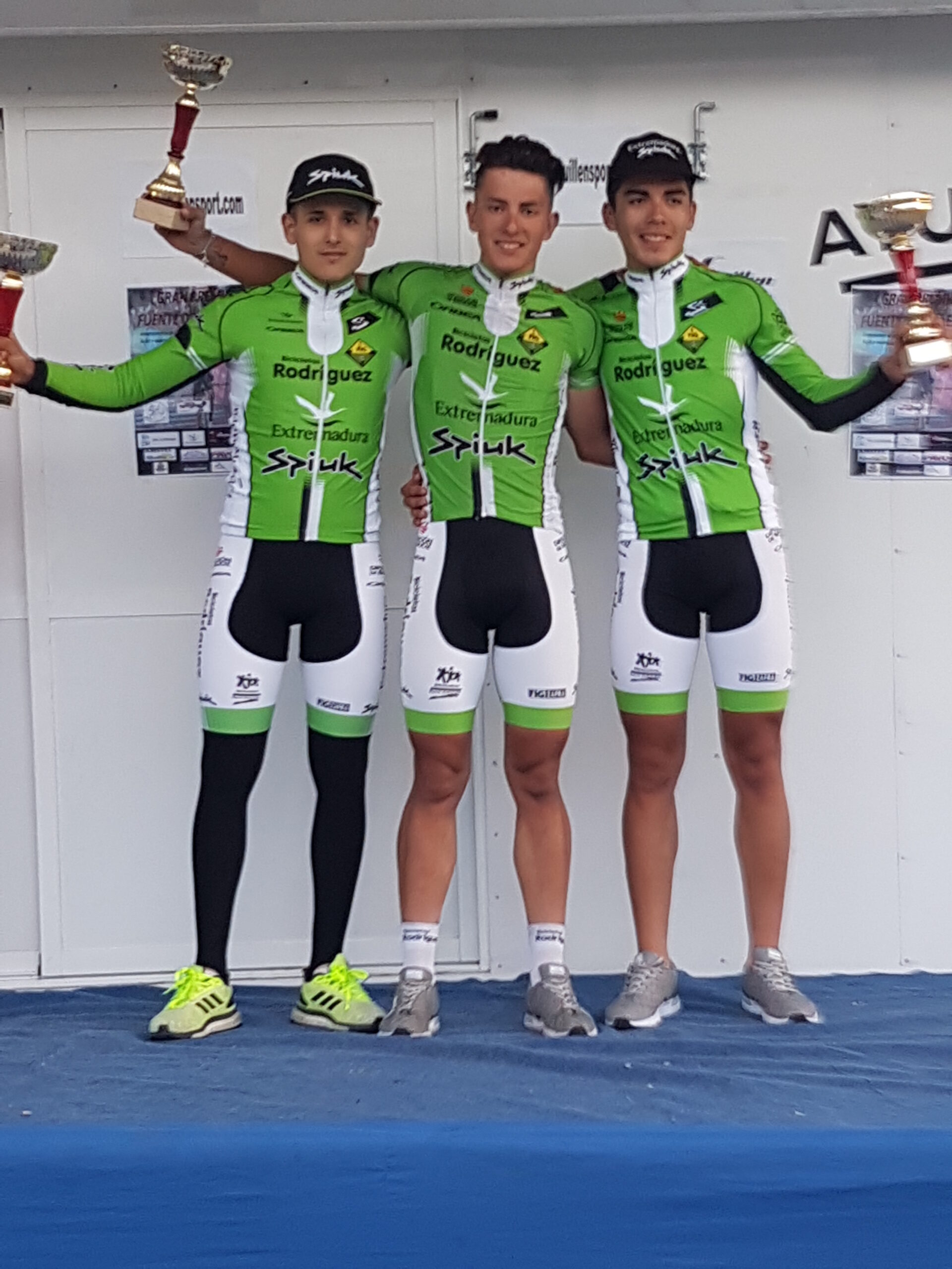 Podium B. Rodríguez Ctos. Extremadura 2018