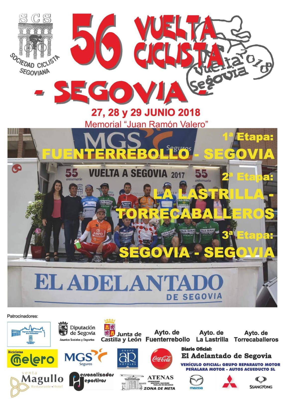 Cartel Vuelta Segovia