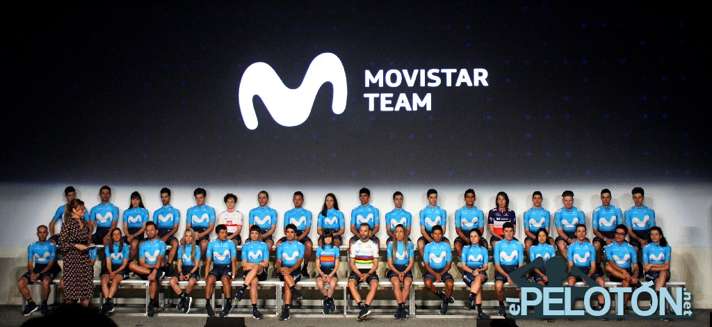 El Pelotón Movistar Team 2019 se presenta en Madrid