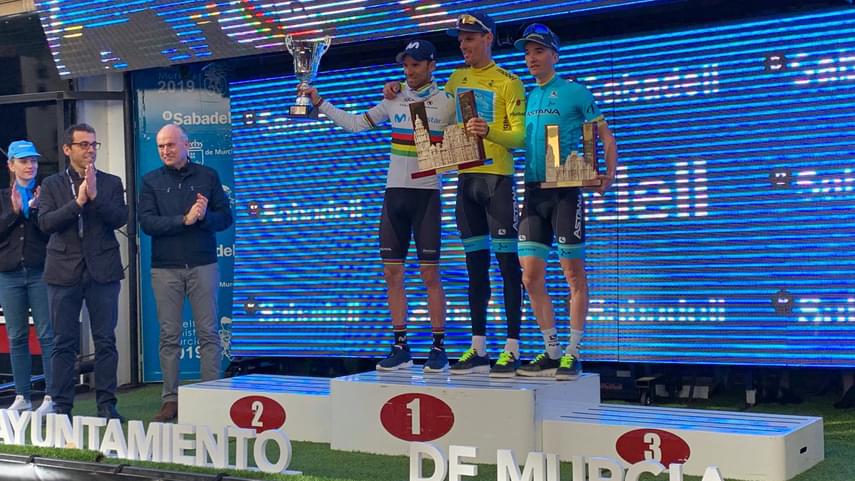 El Pelotón Luisle se lleva la Vuelta a Murcia por delante de Valverde