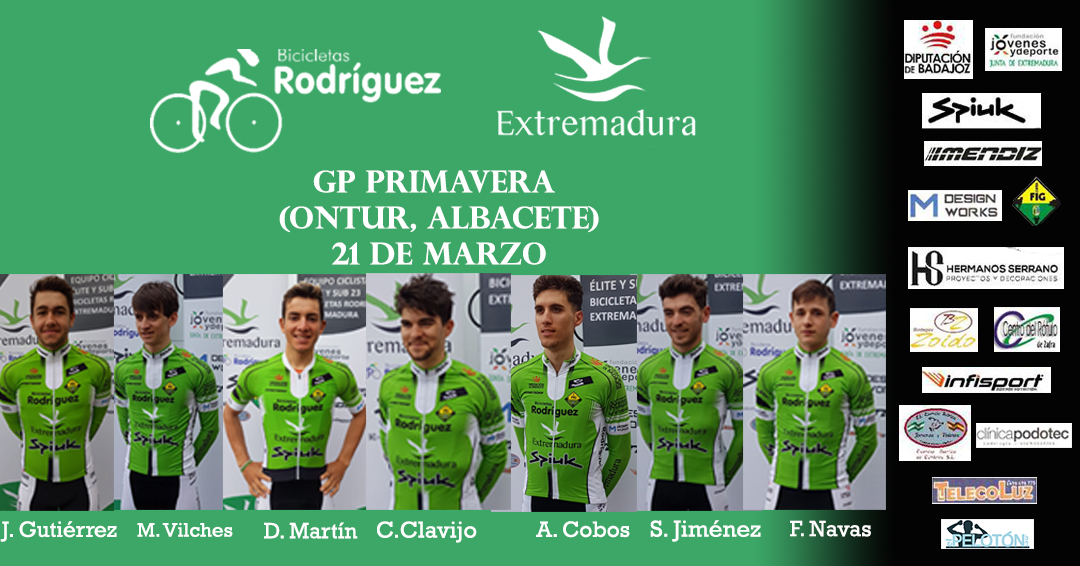 Alineación Ontur Bicicletas Rodríguez Extremadura