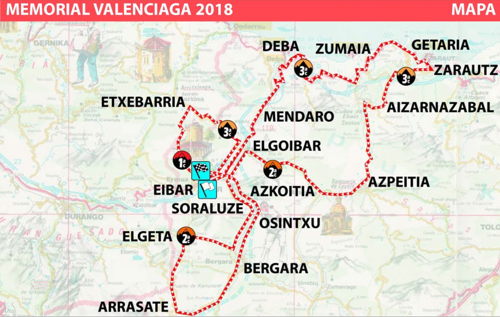 Mapa Memorial Valenciaga 2019