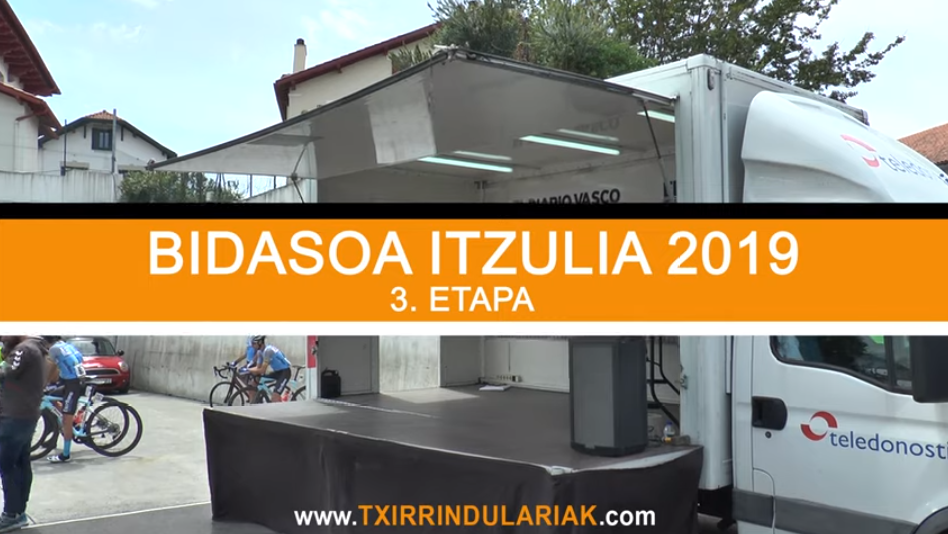 Txirrindulariak Bidasoa etapa 3