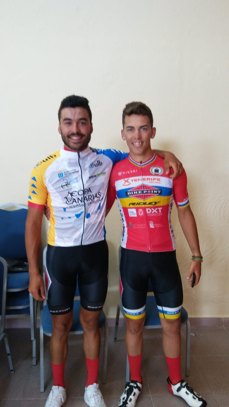 Manuel Pérez Dani de la Fe Pelotón Tenerife