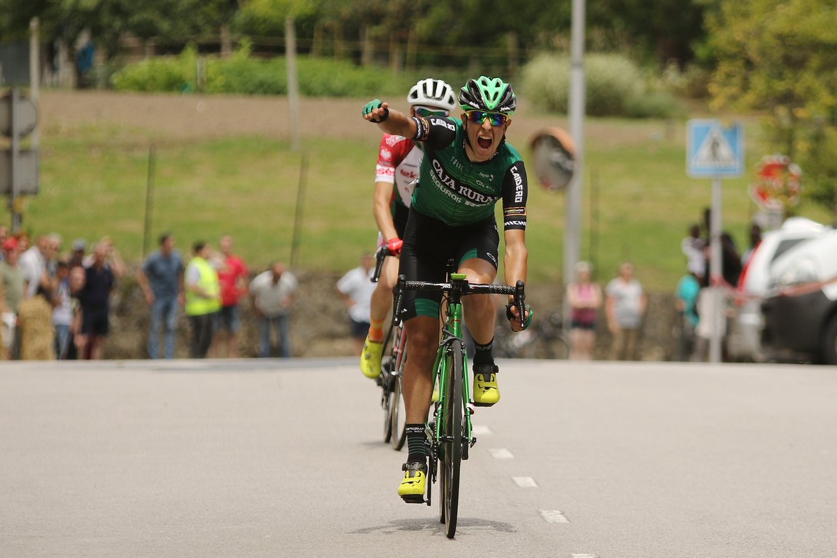 El Pelotón Jokin Murguialday (Caja Rural-RGA) sorprende a todos en Berriatua