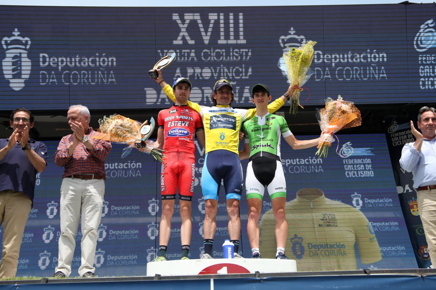 Podium Volta Coruña 2019