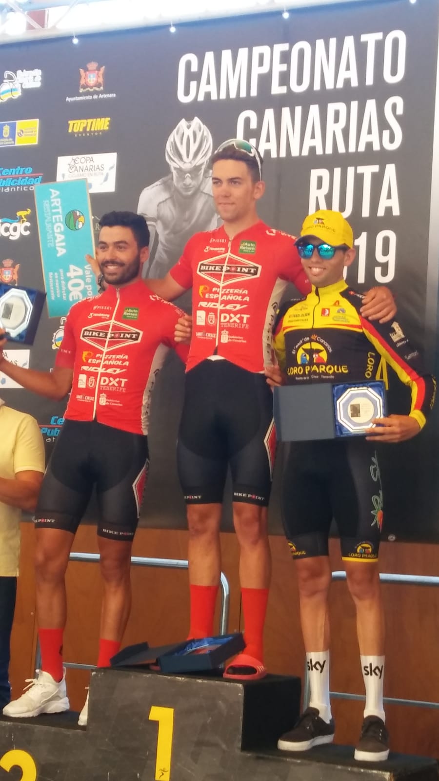 Tenerife Bike Point Pizzería Española Dani de la Fe Campeonato Canarias