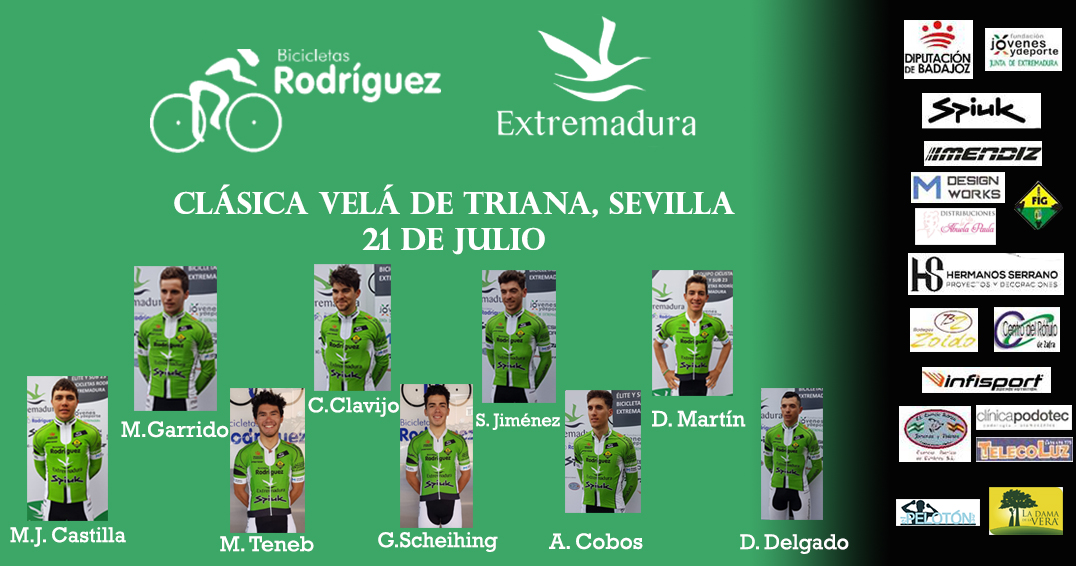 Alineación Sevilla Bicicletas Rodríguez-Extremadura