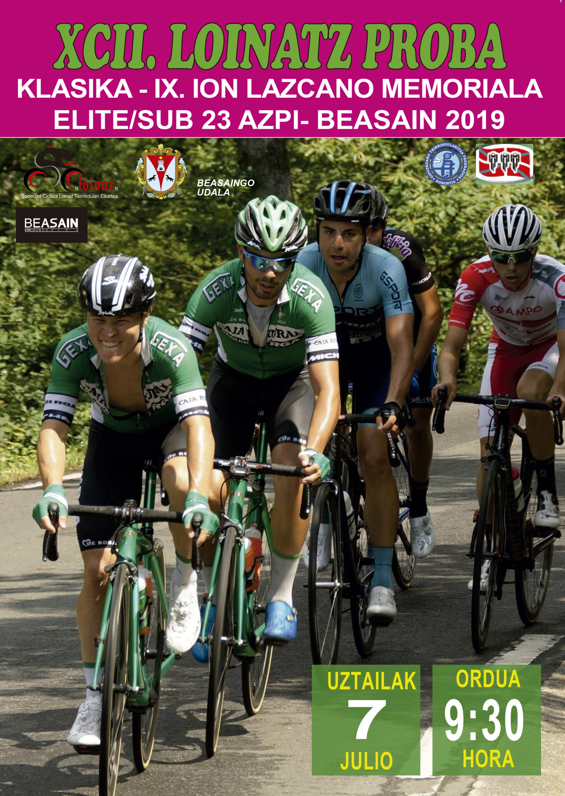 Cartel Loinaz Proba Beasain